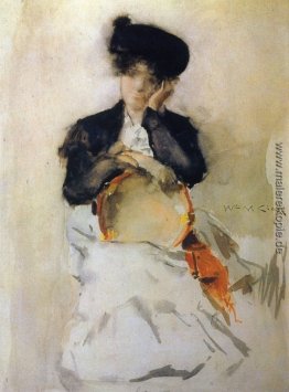 Mädchen mit Tambourine Mädchen mit Tambourine