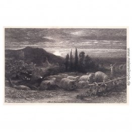 Der steigende Mond oder An English Pastoral oder Abend-Weiden Der steigende Mond oder An English Pastoral oder Abend-Weiden