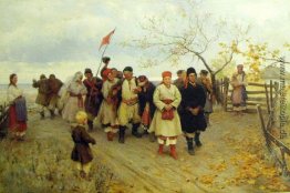 Hochzeit in der Provinz Kiew Hochzeit in der Provinz Kiew