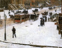 Fifth Avenue in Winter- Fifth Avenue in Winter-