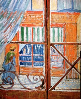 Ist ein Schweinefleisch-Metzgerei gesehen von einem Fenster Ist ein Schweinefleisch-Metzgerei gesehen von einem Fenster