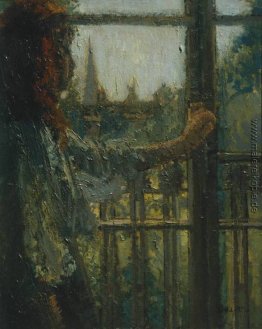 Mädchen an einem Fenster, Kleine Rachel Mädchen an einem Fenster, Kleine Rachel