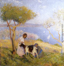 Landschaft mit der Ziege Landschaft mit der Ziege