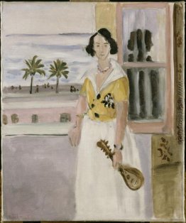 Frau mit Mandoline Frau mit Mandoline