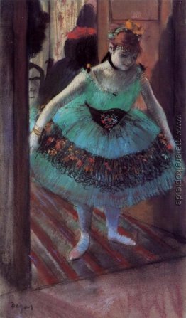 Dancer Verlassen ihrer Garderobe Dancer Verlassen ihrer Garderobe