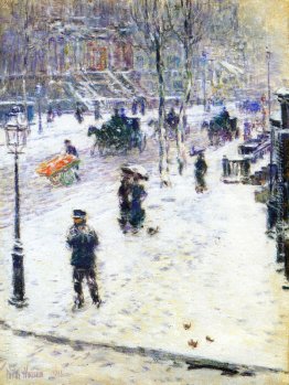 Fifth Avenue in Winter- Fifth Avenue in Winter-