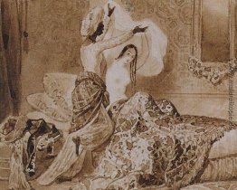 In einem Harem. "Mit Allahs Sortieren Unterwäsche sollte geänder In einem Harem. "Mit Allahs Sortieren Unterwäsche sollte geänder
