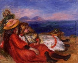 Zwei kleine Mädchen auf dem Strand Zwei kleine Mädchen auf dem Strand