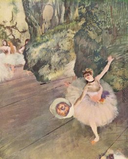 Tänzer mit einem Blumenstrauß der Blumen (Der Stern des Balletts Tänzer mit einem Blumenstrauß der Blumen (Der Stern des Balletts