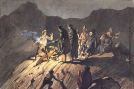 Die Teilnehmer der Expedition nach Vesuv Montieren Die Teilnehmer der Expedition nach Vesuv Montieren