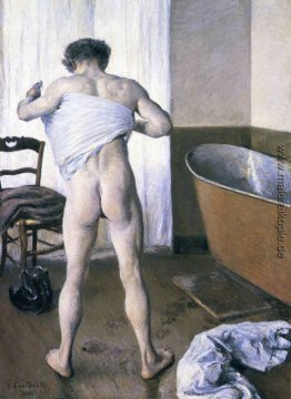 Man at His Bath Man at His Bath
