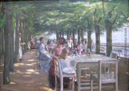 Die Terrasse im Restaurant Jacob in Nienstedten an der Elbe Die Terrasse im Restaurant Jacob in Nienstedten an der Elbe
