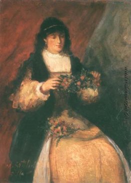 Mädchen mit Blumen Mädchen mit Blumen