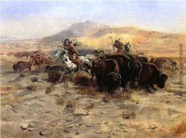 Büffel-Jagd Büffel-Jagd