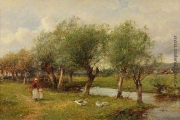 Die Fütterung der Gänse Die Fütterung der Gänse
