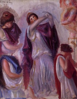 Szenen-Antiken-Femmes aux Mode mit Schößchen Szenen-Antiken-Femmes aux Mode mit Schößchen