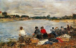 Wäscherinnen am Ufer des Touques Wäscherinnen am Ufer des Touques