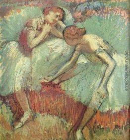 Two Dancers at Rest (Dancers in Blue) Two Dancers at Rest (Dancers in Blue)
