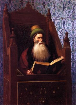 Mufti Lesen in seinem Gebet Hocker Mufti Lesen in seinem Gebet Hocker