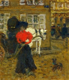 Frau auf der Straße Frau auf der Straße