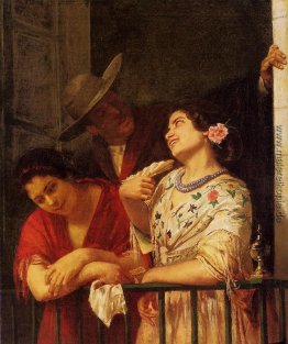 Der Flirt mit einem Balkon in Sevilla Der Flirt mit einem Balkon in Sevilla