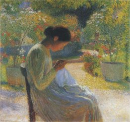 Nähen im Garten bei Marquayrol Nähen im Garten bei Marquayrol