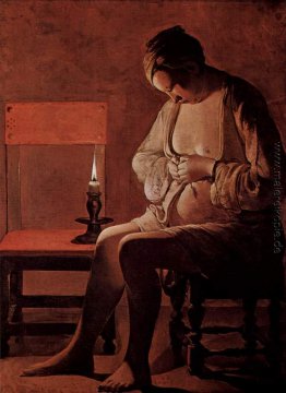 Frau Catching a Flea Frau Catching a Flea