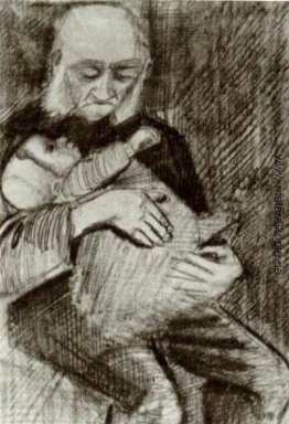 Waisenmann mit einem Baby auf dem Arm Waisenmann mit einem Baby auf dem Arm