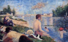 Endgültige Studie für Baden bei Asnieres Endgültige Studie für Baden bei Asnieres