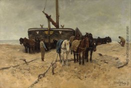 Fischerboot auf dem Strand Fischerboot auf dem Strand
