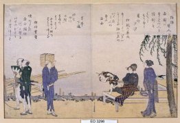 Frühlingsszene entlang des Sumida Frühlingsszene entlang des Sumida