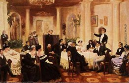 Im Salon von Zenaida Volkonskaya Im Salon von Zenaida Volkonskaya