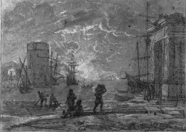 Hafen-Szene Hafen-Szene
