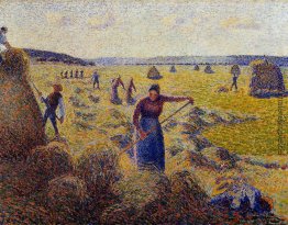 Die Ernte von Heu in Eragny Die Ernte von Heu in Eragny