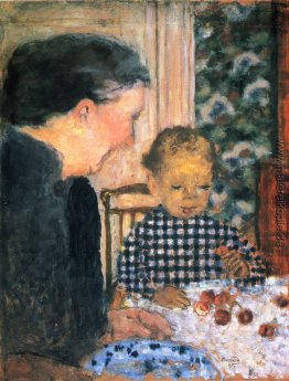 Child Eating Cherries Child Eating Cherries