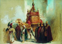 Die Übertragung des heiligen Teppichs von Mekka nach Kairo Die Übertragung des heiligen Teppichs von Mekka nach Kairo
