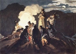Biwak auf einem Krater, der Vesuv Biwak auf einem Krater, der Vesuv