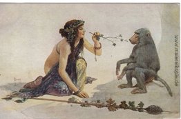 Das Mädchen mit Affen Das Mädchen mit Affen