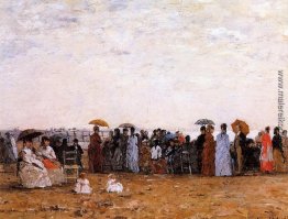 Trouville, Beach Scene Trouville, Beach Scene