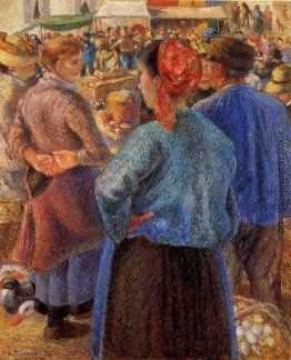 Der Geflügelmarkt in Pontoise Der Geflügelmarkt in Pontoise
