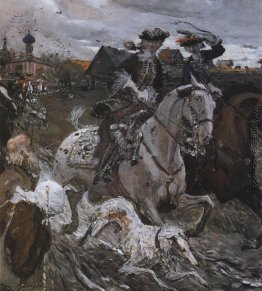 Peter II und Prinzessin Elisabeth Petrowna Riding zu Hounds Peter II und Prinzessin Elisabeth Petrowna Riding zu Hounds