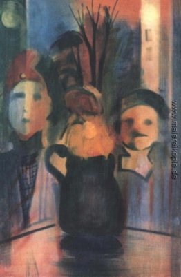 Mann und Frau in der Fenster- Mann und Frau in der Fenster-