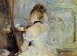 Junge Frau in den Spiegel Junge Frau in den Spiegel