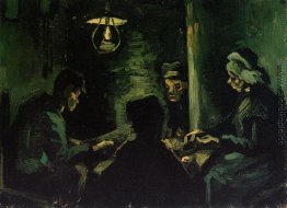 Vier Bauern an einer Mahlzeit (Studie für "die Kartoffelesser") Vier Bauern an einer Mahlzeit (Studie für "die Kartoffelesser")