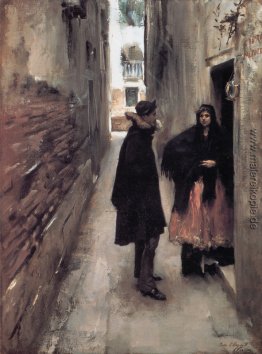 Eine Straße in Venedig Eine Straße in Venedig