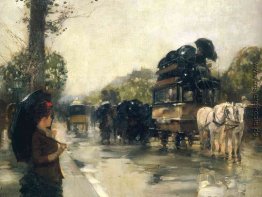 April Showers, Champs Elysees Paris April Showers, Champs Elysees Paris