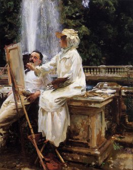 Der Brunnen, der Villa Torlonia, Frascati, Italien Der Brunnen, der Villa Torlonia, Frascati, Italien