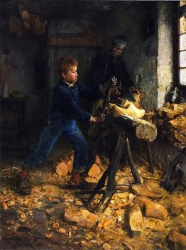 Der Junge Sabot Maker Der Junge Sabot Maker