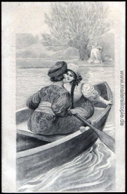 Paar im Boot Paar im Boot