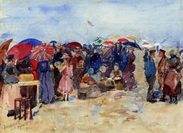 Treport Beach (auch als ein sehr sonniger Tag bekannt, Treport) Treport Beach (auch als ein sehr sonniger Tag bekannt, Treport)